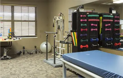 Rehabilitation equipment and workout area